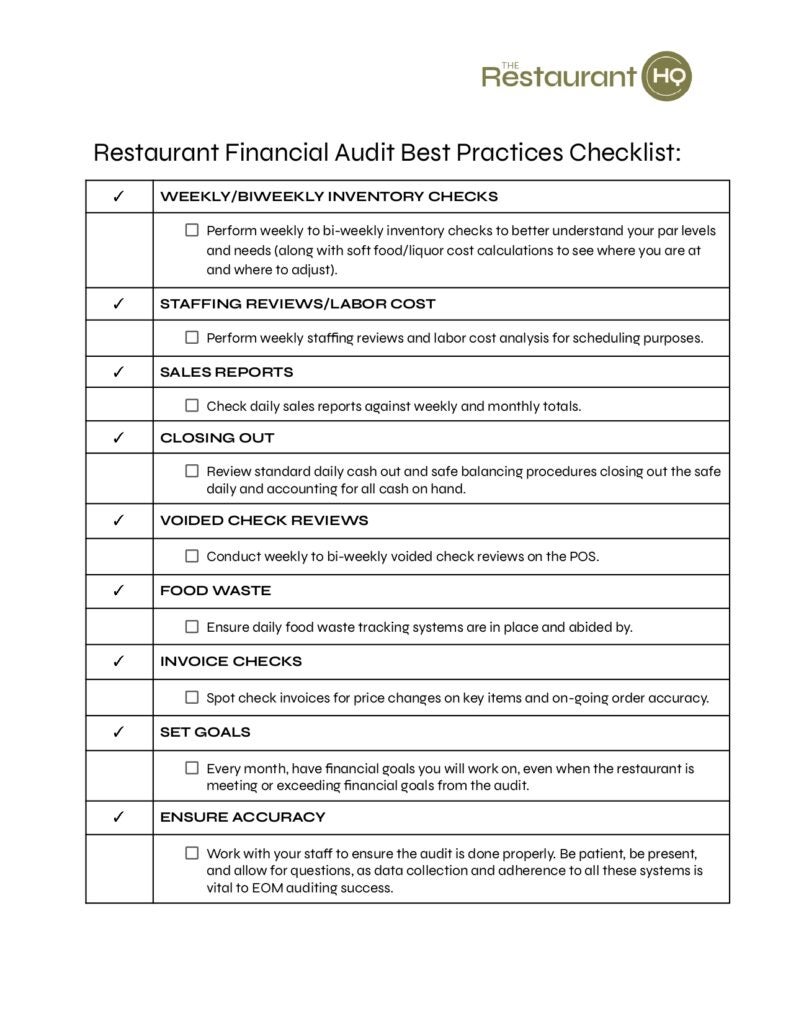 How to Conduct a Restaurant Financial Audit in 4 Steps