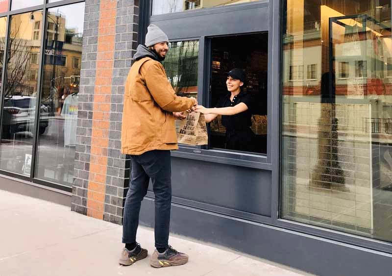 Chipotle walk-up window