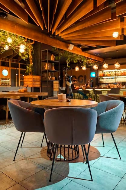 cozy restaurant dining room