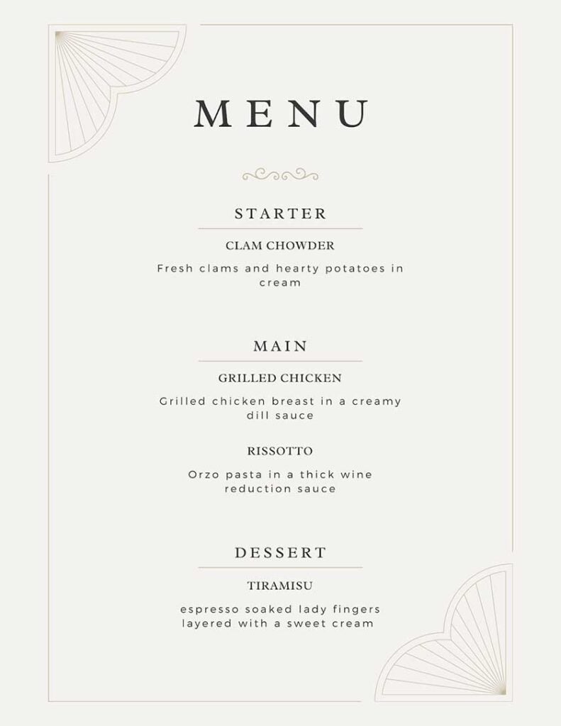 20 Best Restaurant Menu Templates