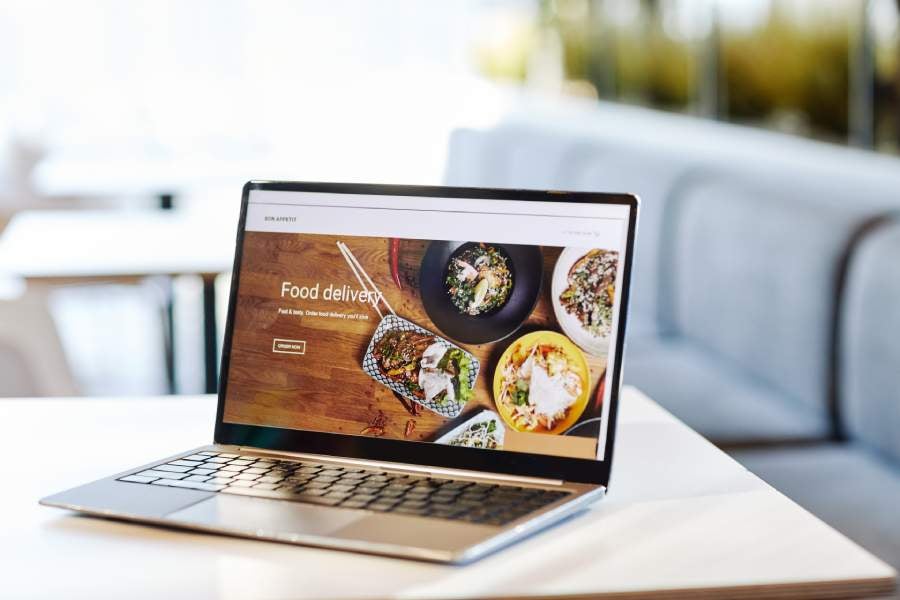 Food delivery website.