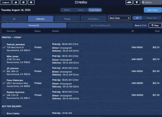 Driver management of Rezku