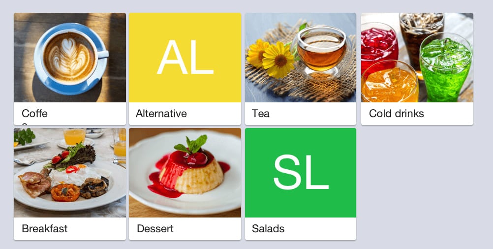 Photo of menu item from Poster