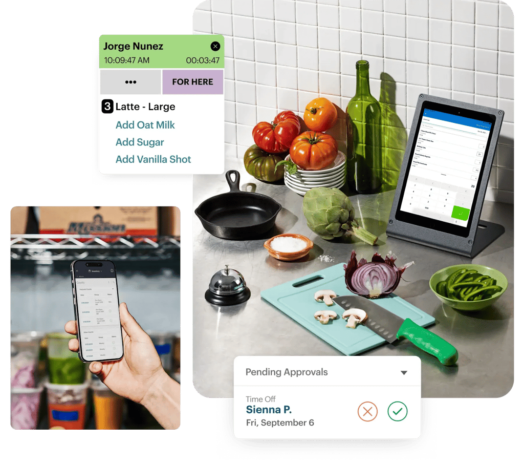 Touchbistro reporting on various devices