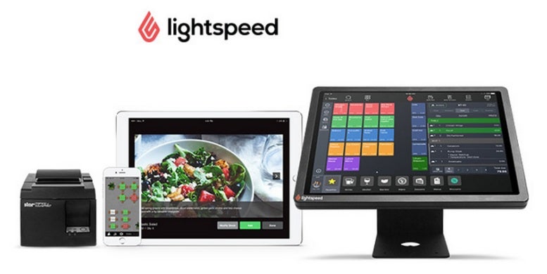 Lightspeed restaurants iPad pos systems.
