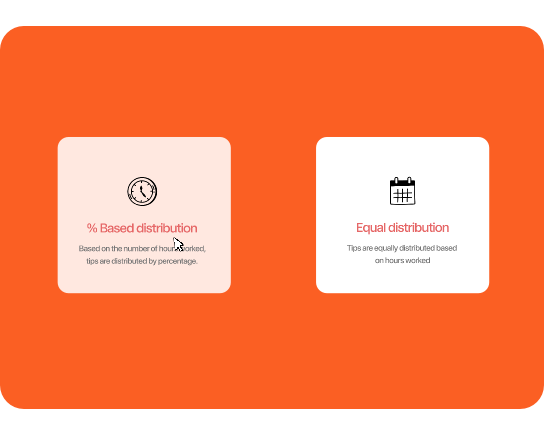 7shift offers different tip distribution models.
