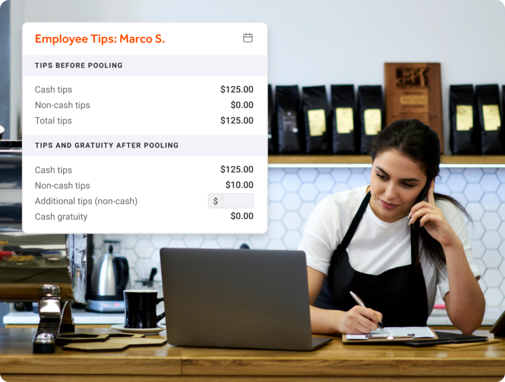 Toast POS distribution with a staff member
