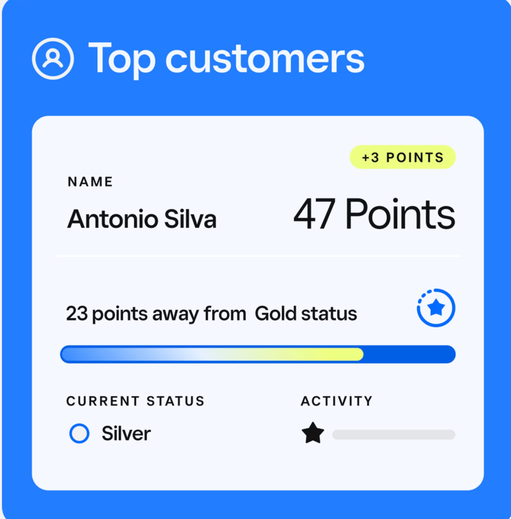 Square's robust loyalty tracking is great for personalization