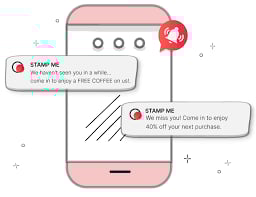 Follow-up messaging via Stamp Me